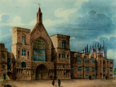 New Palace Yard and Entrance to Westminster Hall by T. Coney