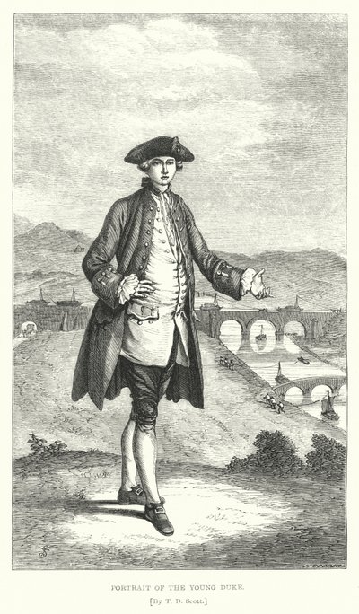 Portrait of the Young Duke by T. D. (after) Scott