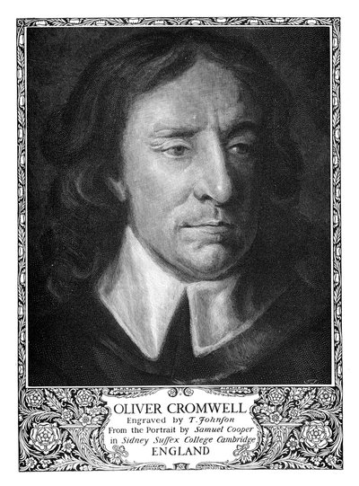 Oliver Cromwell, Lord Protector of England by T. Johnson