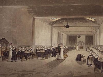 Dining Hall, Asylum, from Ackermann