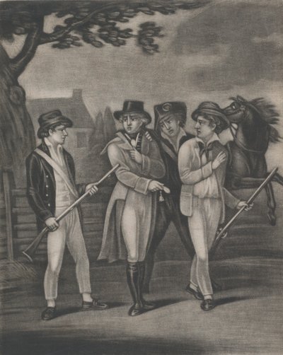 The Taking of Major André by the Incorruptible Paulding, Williams and Vanvert by T. W. Freeman