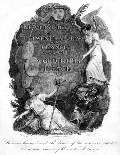 Britannia Having Chained the Demon of War by T. Wallis