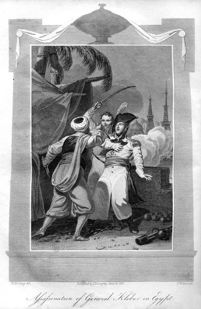 The Assassination of General Kléber in Egypt, 1816 by T. Wallis