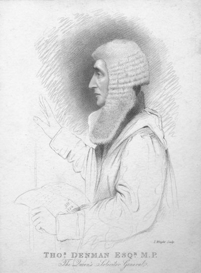 Thomas Denman Esq. MP., The Queens Solicitor General by T. Wright