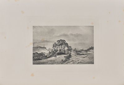 Looking Towards the City from the Monkland Canal Bank Near Milburn Bridge by T. and R. Annan and Sons