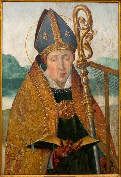 Saint Blaise (circa 1530) by Taborda Vlame Frey (worshop of) Carlos