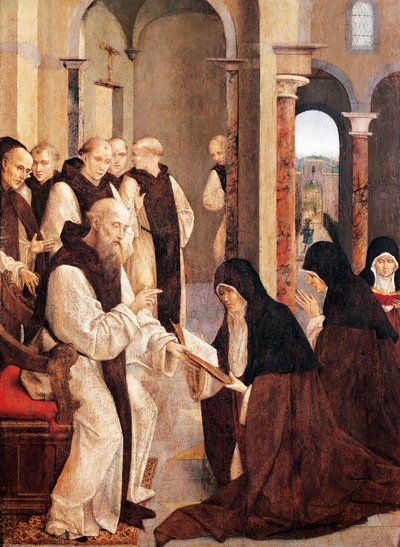 St Jerome, St Paula and St Eustochia by Taborda Vlame Frey Carlos