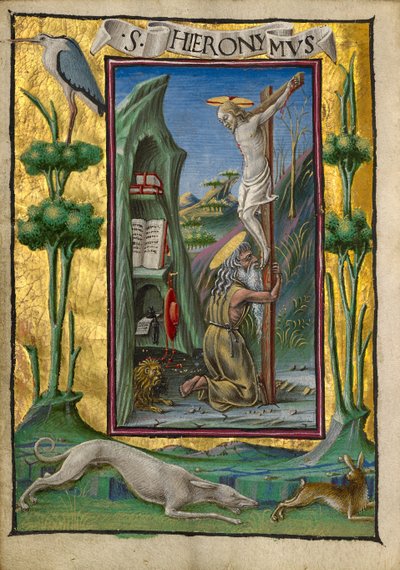 Saint Jerome in the Desert by Taddeo Crivelli