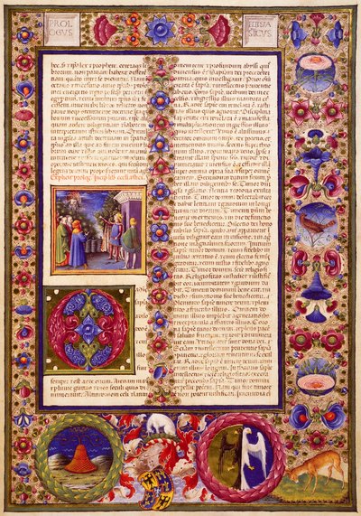 The Book of Sirach, from Volume I of Bible of Borso d