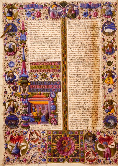The Book of Exodus, from Volume I of Bible of Borso d