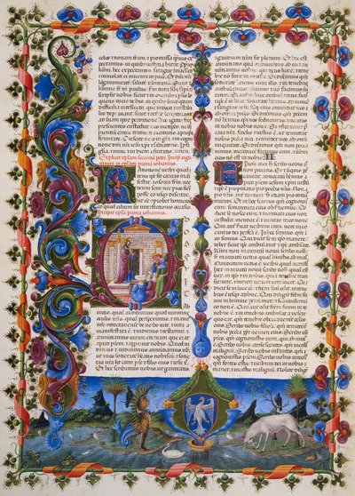 The End of Book of Solomon, from Volume I of Bible of Borso d