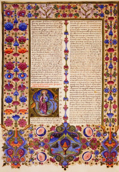 The second Letter of Peter, from Volume II of Bible of Borso d