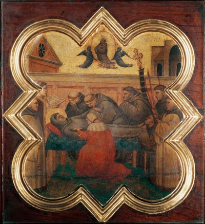 Life of St Francis: The Death of the Saint by Taddeo Gaddi