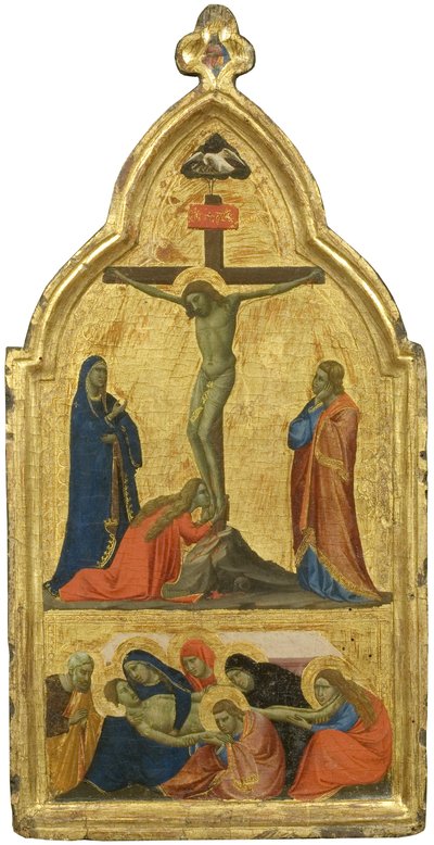 The Crucifixion and the Lamentation by Taddeo Gaddi