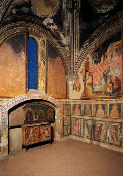 View of the Chapel Decorated with Frescos by Taddeo Gaddi