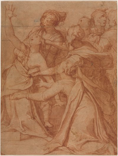 A Miracle of Saint Philip Benizzi: The Healing of a Demoniac Woman by Taddeo Zuccari