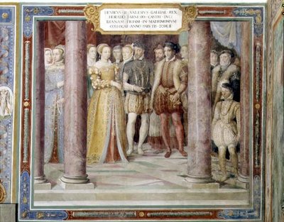 The Marriage of Orazio Farnese and Diana, daughter of Henri II of France (1519-59) from the 