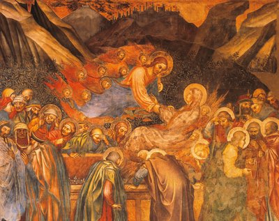 Ascension of the Virgin into Heaven, Scene from the Life of the Virgin by Taddeo di Bartolo