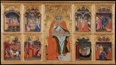 Saint Geminianus with scenes from his life, 1401 by Taddeo di Bartolo