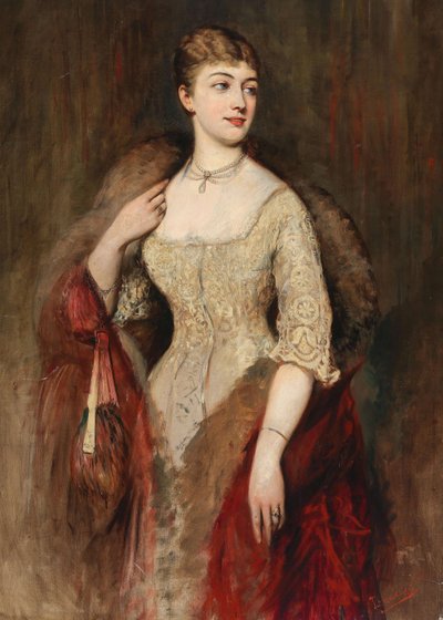 Portrait of the Singer Joséphine de Reszke by Tadeusz Ajdukiewicz