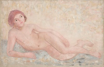 Nude of a Lying Girl by Tadeusz Makowski