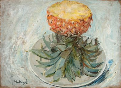 Pineapple on a Plate by Tadeusz Makowski