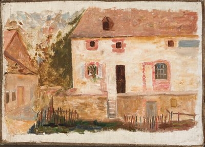 House with Fences by Tadeusz Makowski
