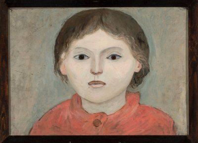 Girl in an Orange Dress by Tadeusz Makowski