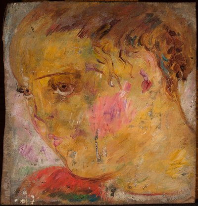 Head of a Girl in Profile by Tadeusz Makowski