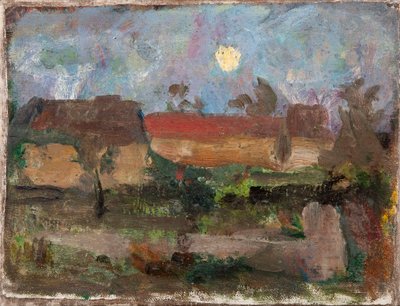 Moon over the Village by Tadeusz Makowski