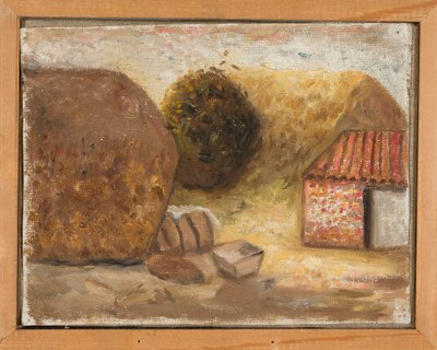 Haystacks by Tadeusz Makowski