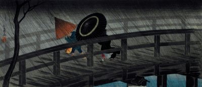 Rain on the Izumi Bridge by Takahashi Hiroaki
