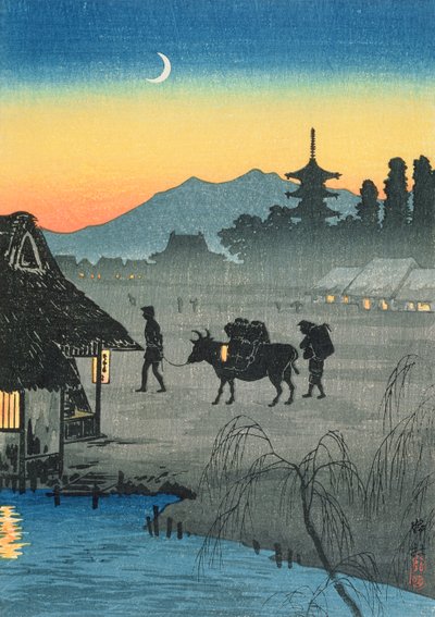 Returning to the Village, 1930s by Takahashi Hiroaki
