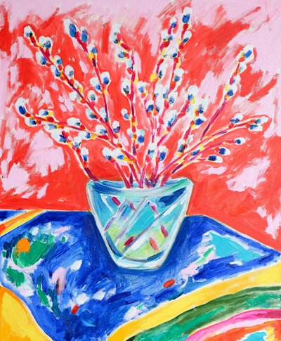 Colorful Willow Bouquet by Tamara Jare
