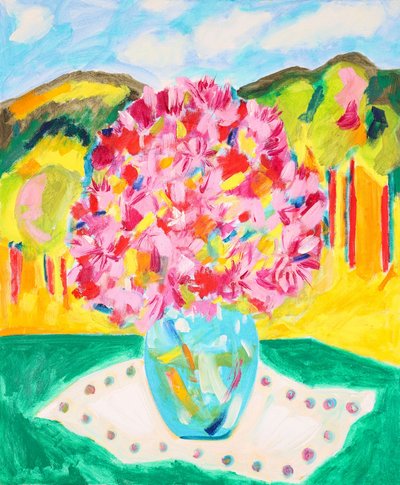 Vibrant Mountain Flowers by Tamara Jare