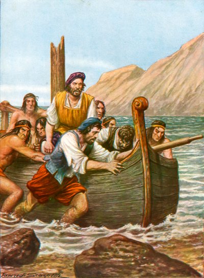 Adventurous Journey of Diego Mendes and Bartolomeo Fieschi by Tancredi Scarpelli