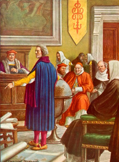 Columbus in Front of the Doctors of Salamanca by Tancredi Scarpelli