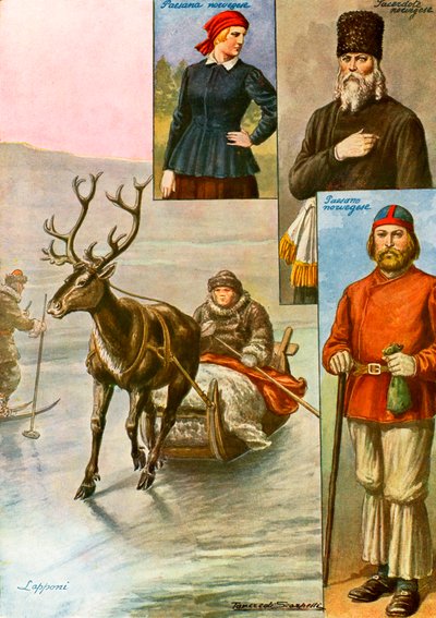 Costumes from Norway and Lapland by Tancredi Scarpelli