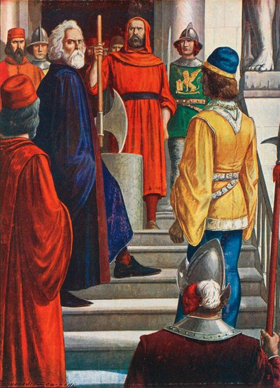 Doge Marin Faliero Who Attempted a Coup in 1355 and Was Beheaded by Tancredi Scarpelli