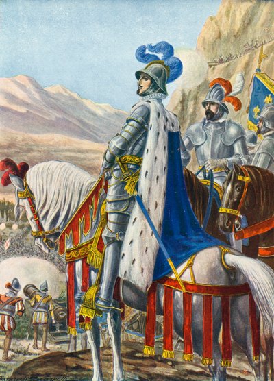 King Francis I of France Surveying the Alps on 15 August 1515 by Tancredi Scarpelli