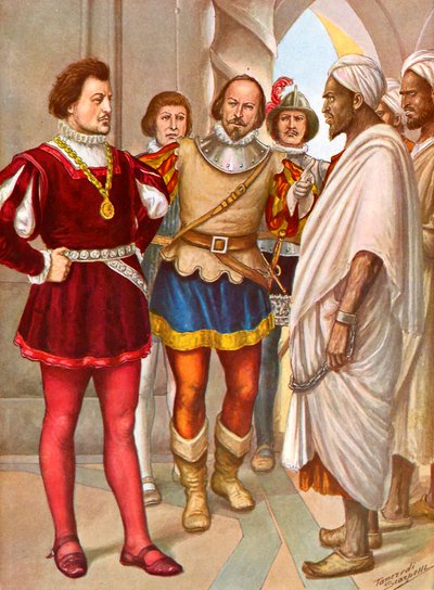 Moor Prisoners in the Presence of Enrico il Navigatore by Tancredi Scarpelli