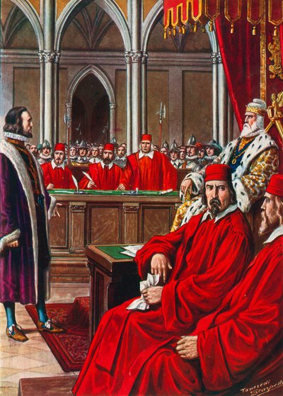 Morosini Being Tried after Handing Over Crete to the Ottomans by Tancredi Scarpelli