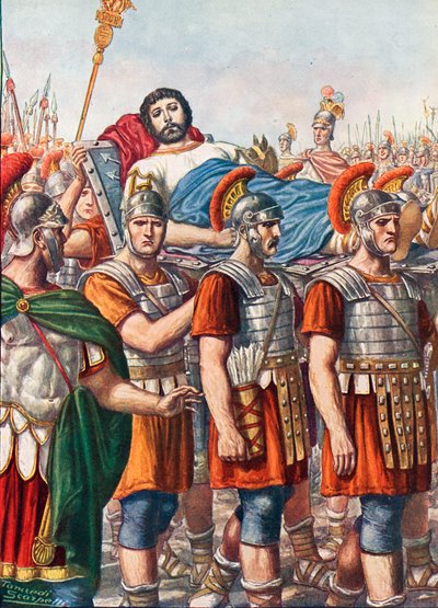 The end of the Emperor Julian by Tancredi Scarpelli