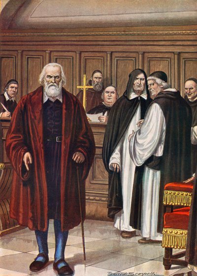 The trial of Galileo by Tancredi Scarpelli