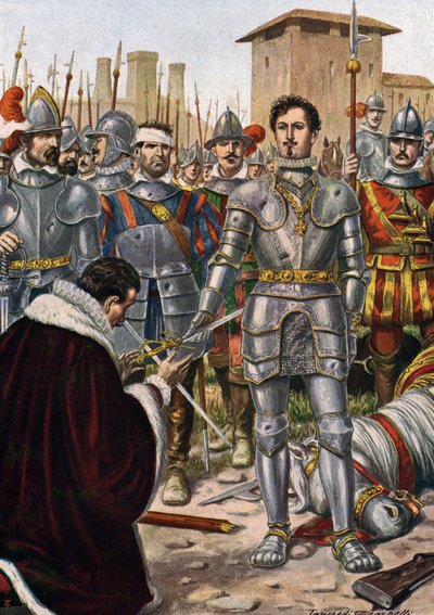 War of Italy (1521-1526): the Battle of Pavia (24 February 1525) by Tancredi Scarpelli