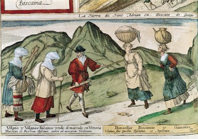 Basque Peasants, Engraving by Franz Hogenberg by T.and R. Annan and Sons