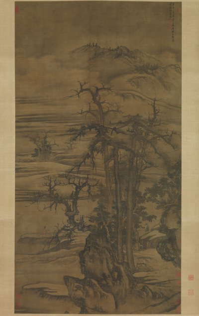 Landscape after a poem by Wang Wei by Tang Di