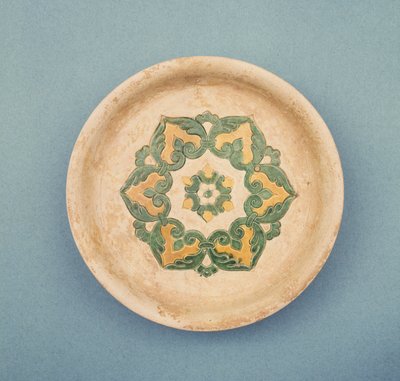 Chinese offering dish, Tang Dynasty, 618-906 by Tang Dynasty Chinese School