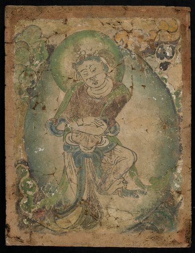 Dancing Figure, Kizil, Xinjiang province, 600-800 by Tang Dynasty Chinese School