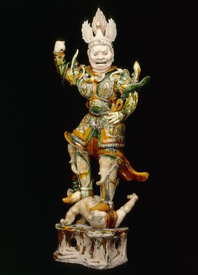 Lokapala (Heavenly Guardian) by Tang Dynasty Chinese School